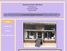Tablet Screenshot of cornerstone-market.com